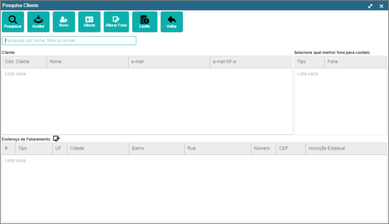 CRM Parts - Gerenciamento - Letras de Desconto - Clientes com Desconto Especial - Form Pesquisa Cliente.png