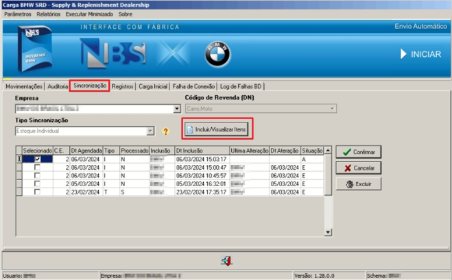 Carga bmw - sincronizacao - Incluir-Visualizar Itens.png