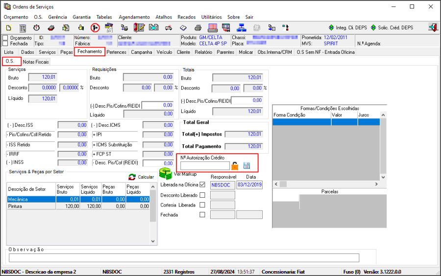Release - NBS OS - O.S. - Aba Pré Fechamento - Aba OS - Campo N Autorização Crédito.png