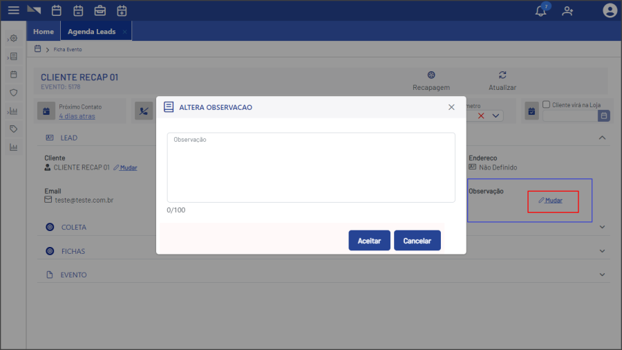 NBS Recap Web - Agenda Lead – Lead - Botão Mudar Observação - Form Altera OBS.png