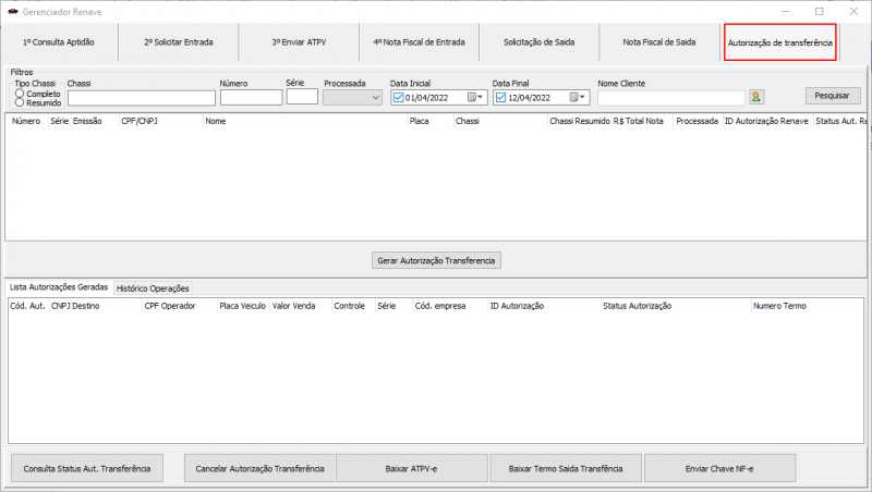 Renave - Gerenciador Renave - Aba Autorizacao de Transferencia.png
