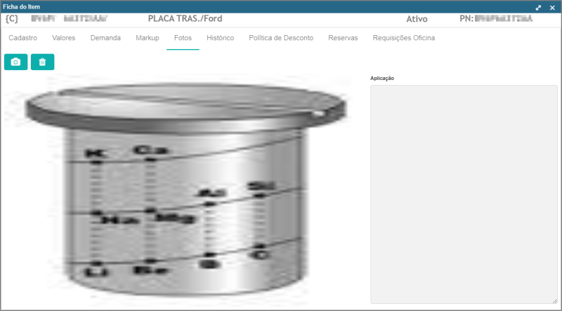 CRM Parts - Tela Menu Principal - Pré Pedidos - Grid - Form Ficha do Item - Guia Foto2.png