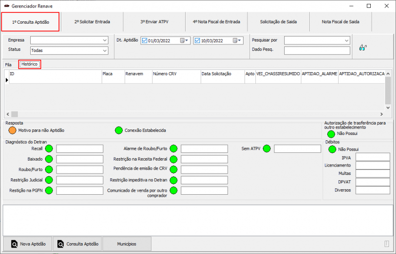 Ger Veic - Controle - Renave - Gerenciador Renave - Consulta Aptidao - Aba Historico1.png