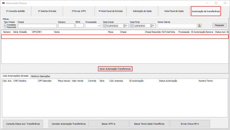 Renave - Gerenciador Renave - Aba Autorizacao de Transferencia - Botao Gerar Autorizacao Transferencia.png