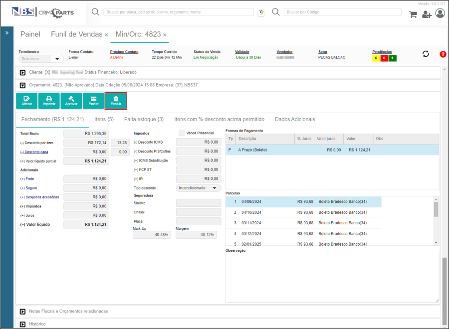 CRM Parts - Funil de Vendas - Orçamento - Aba Orçamento - Botão Excluir.png