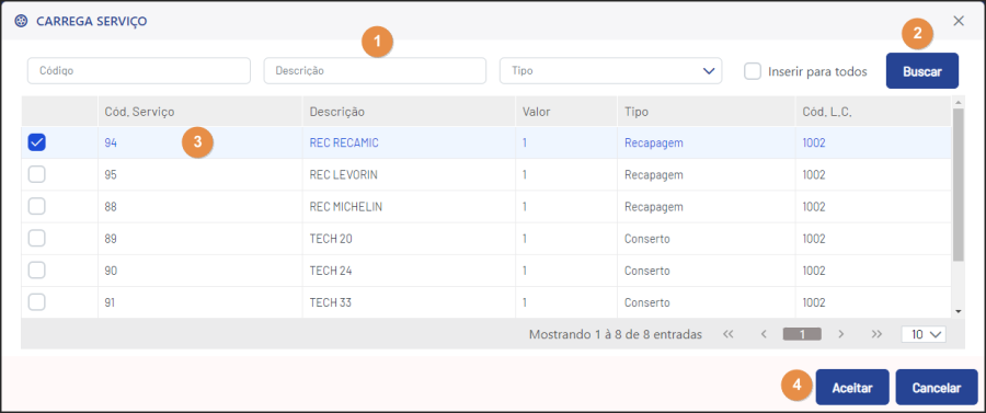 NBS Recap Web - Ficha - Ficha de Recapagem - Serviço-Kit - Aba Serviço - Botão Carrega Serviço - Form Carrega Serviço1.png