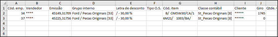 CRM Parts - Relatórios - Itens Vendidos no Período - Menu Flutuante - Exportar Excel - Relatório Excel.png