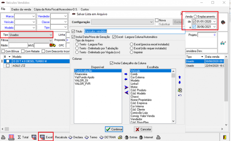 GerVeic - Gerencia - Vendidos - Detalhado e Custo - Botao Excel - Form Salvar Lista em Arquivo.png