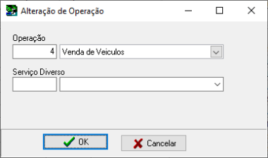 Sisfin - Contas a Receber - Nota Fiscal Venda - Form Saidas - Aba Lista - Botao Alterar Operação - Form Alteracao de Operacao.png