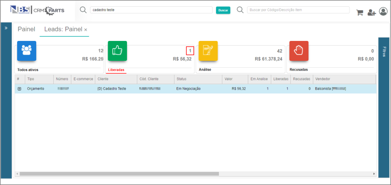 CRM Parts Painel - Botão Agenda - Painel.png