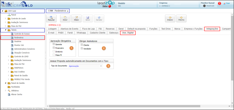CRM Gold - Tabela - Parâmetros - Aba Integrações - Sub Aba Ass Digital.png