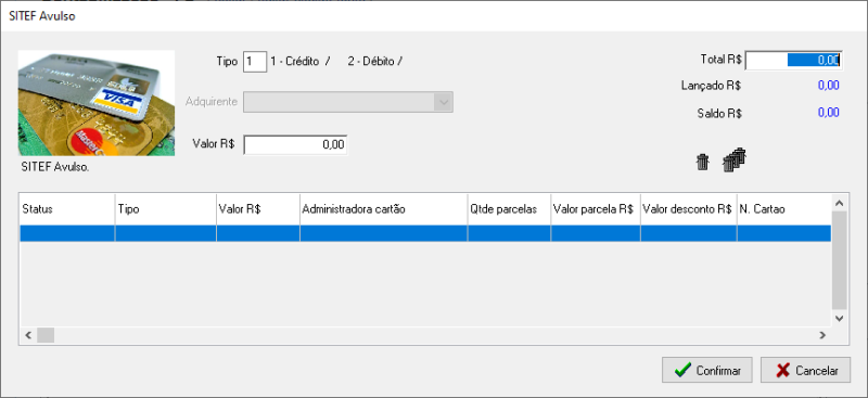 Sisfin - Botao Tesouraria - Formulario Tesouraria - Aba Extrato - Botao TEF - Form TEF Avulso - Form Dados para TEF - Form SITEF Avulso.png