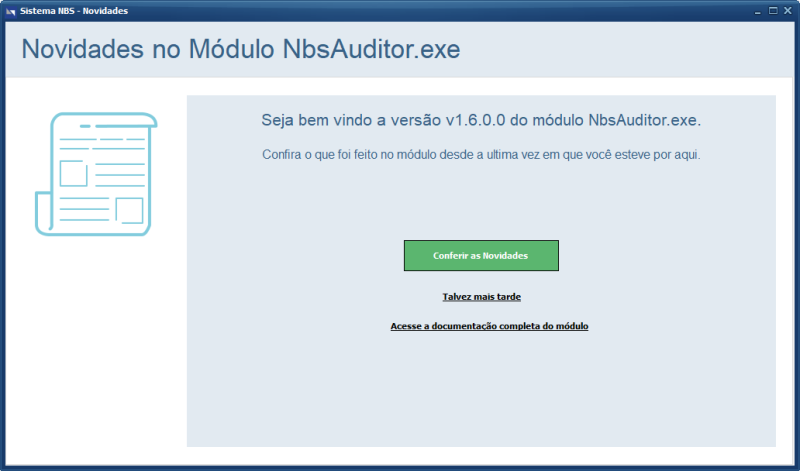 NBSAuditor - Tela Novidades.png