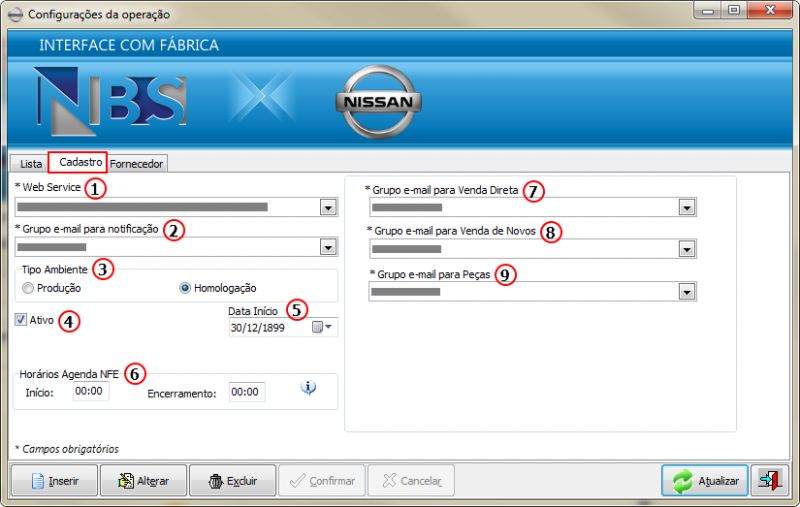 Nissan Extrator - Cruzamento (Emp x Operacao) - Op Recebimento de NF Nissan - Aba Cadastro1.png