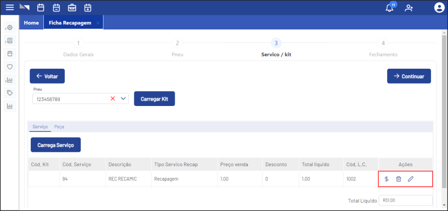NBS Recap Web - Ficha - Ficha de Recapagem - Serviço-Kit - Aba Serviço - Botão Carrega Serviço - Campo Ações.png