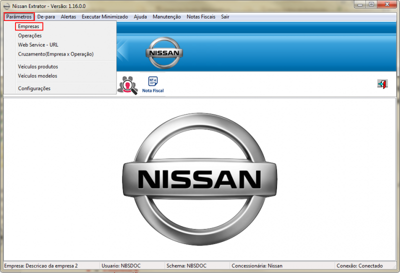 Nissan Extrator - Parametros - Empresas.png